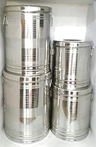 Buy New CHETAK Steel KADA KOTHI Water and Wheat Flour STOREGE Heavy