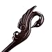 Breezelike Hair Sticks - Ebony Wooden Hair Stick : Black Swan - 7.1 inches Handmade Black Sandalwood Hair Pin