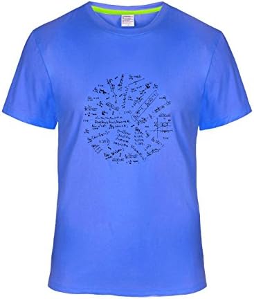 GGifKCU Mathematical form of black circle Tee Shirts for Mens XS darkBlue