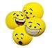 Big Mo's Toys Stress Balls - Emoji Sensory Stress Reliever Fidget Toy Stretch Ball for ADD / ADHD - 4 Pack