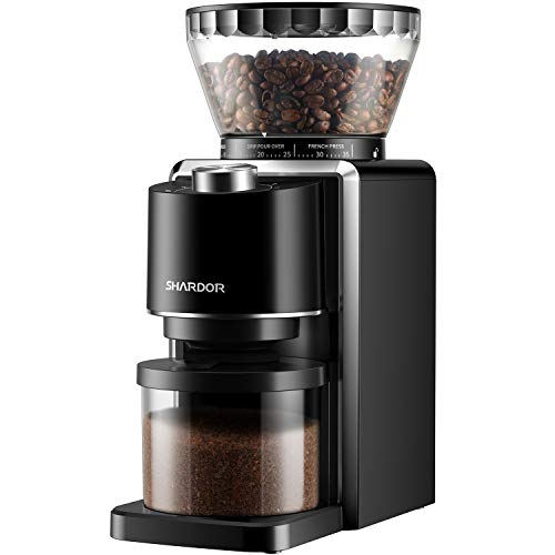 SHARDOR Conical Burr Coffee Grinder, Electric Adjustable Burr Mill with