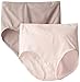 Bali Women's Shapewear Shaping Briefs Light Control 2-Pack, Steel/ Pink, Large