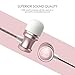 UiiSii Wired Earphones, Earbuds with Mic, in-Ear Headphones for Smart Phone Compatible with 3.5 mm Jack, Crystal Clear Sound, Ergonomic Comfort-Fit (Pink))