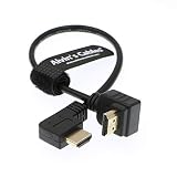 Alvin's Cables Z CAM E2 L Shape 2.0 HDMI Cable for Portkeys BM5 Monitor 90 Degrees up to Right Angle Down 30cm (Color: 30cm, Tamaño: 90 Degrees up to Right Angle Down)
