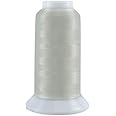 Superior Threads Bottom Line 2-Ply 60-Weight Polyester Embroidery Quilting Sewing Thread - 3,000 Yard Cone (#624 Natural White)