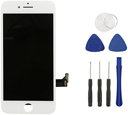 iPhone 7 Screen Replacement Repair Set LCD Touch Screen Digitizer & LCD display Frame Assembly with 3D Touch Screen for iPhone 7 4.7" White