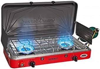 Camp Chef Summit Two Burner Camping Stove, Red, MS2HPR