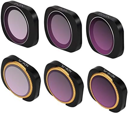 For DJI OSMO POCKET Diadia MCUV/CPL/ND4//ND8/ND16/ND32/ND64 Camera Lens Filters (ND4+ND8 +ND16+ND4-PL+ND8-PL+ND16-PL)