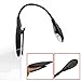 HYJM Mini White LED Clip Booklight Portable Travel Book Reading Light Lamp