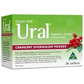 Ural Cranberry Effervescent Powder 4G * 28 Sachets Urinary Alkalinizer Cystitis Relief