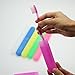 Maggift Travel Toothbrush Case Holder pack of 6 Portable Toothbrush Storage assorted color
