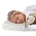 Silqui Small Neck Memory Foam Contour Pillow (Size 15.75 x 9.25 x 2.75), Thin Low Profile, Helps Facilitate Proper Alignment for Zen Relaxation, Uses: Neck, Back, Lumbar, Travel, Children, Toddlers