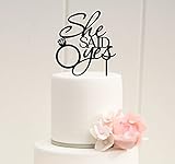 [USA-SALES] She Said Yes Bridal Shower Cake Topper, by Usa-Sales Seller