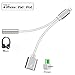 Headphone Adapter for iPhone 3.5mm Jack Headset Car Charge 2 in 1 Converter Connector Cable Headset Adaptor Splitter Dongle Aux Audio Compatible with iPhone 7/8 Plus/X/XS XR Max for iOS 10.3 or higher