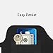 J&D Armband Compatible for Moto E6/Moto E4/E4 Play/E5/E5 Play/E5 Cruise/Moto Droid Turbo 2 Armband, Sports Running Armband with Key Holder Slot Earphone Connection Black