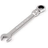 TEKTON 14 mm Flex Head Ratcheting Combination Wrench | WRC26414 | 12-Point