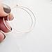 Thin Rose Gold Filled Hoop Earrings