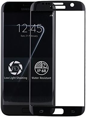 Galaxy S7 Edge Screen Protector, Zarya 3D Full Coverage Tempered Glass Screen Protector [0.2mm Super Thin][Touch Sensitivity] Guaranteed for Samsung S7 Edge(S7 Edge Black) (Black)