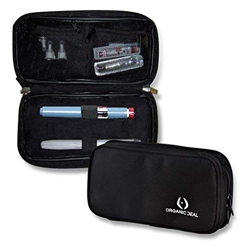 INSULIN COOLER TRAVEL CASE with Insulated Panels / Insulin Cooler keeps diabetes medication cool /Insulated Epipen Case /Includes 2 Ice Packs (pens & vials not incl) /Medical FREEZE-AND-GO pouch
