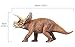 Zooawa Triceratops Dinosaur Figure Toy - Brown