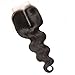 Beauty Forever Hair Brazilian Virgin Hair 1 piece Body Wave Middle Part Lace Closure 100% Human Hair Natural Color 30-35g/pc (16inch Closure)