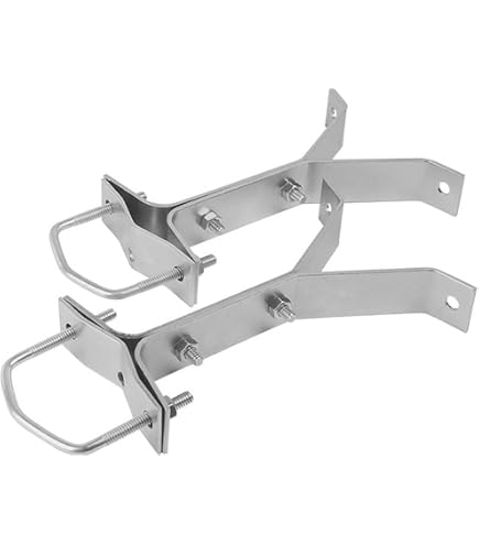 Rohn WM4 Soporte De Pared Con 3" Off – Soporte Para Mástiles 7/8" Hasta 2 – 3/4" OD (r-wm4