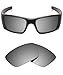 Littlebird4 Replacement Sunglasses Lenses Compatible with Oakley Fuel Cell, Polarized with UV Protection(Titanium)