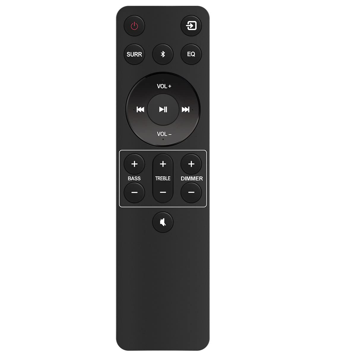 VINABTY Replace Remote Control Fit for Hisense Sound Bar System 2.1 CH Soundbar HS212F HS219 HS2100 AX3125H EN212FD1H