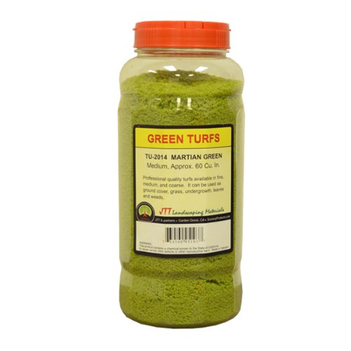 JTT Scenery Products Green Turf, Martian Green, Medium
