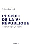 Image de L'esprit de la Ve République