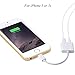 Lightning to Charging + 3.5mm Audio Adapter for iPhone 7 Plus, TITACUTE 2 in 1 Lightning USB Cable Charger 3.5mm Earphone Jack Portable 0.4 FT Mini Cable for iOS 10.3 iPhone 7 / 7 Plus