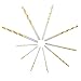50Pcs Twist Drill Bit Set, DRILLPRO HSS Shank, Titanium Coated High Speed Steel, Mini Drill Bit, Micro Precision 1/1.5/2/2.5/3mm, Perfect for Wood, Plastic, Steel and Aluminum Alloy