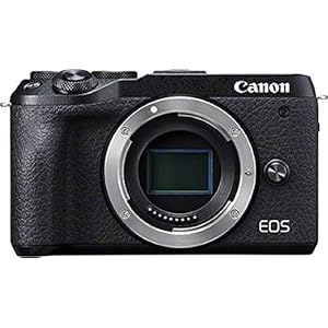 Canon EOS M6 Mark II systeemcamera behuizing, body (32,5 megapixels, APS-C CMOS-sensor 7,5 cm (3,0 inch), lcd…