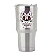 Sugar Skull Dia De Los Muertos Full Color Vinyl Decal - Sized for Stainless Steel Tumbler