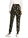SweatyRocks Women Pants Drawstring Casual Yoga Jogger Pants with Pockets Camo #3 S