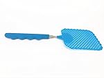 Fly Swatter,Wiki valley Motorhome Telescopic Fly Swatter Plastic Extended Home Fly Swatters-Blue