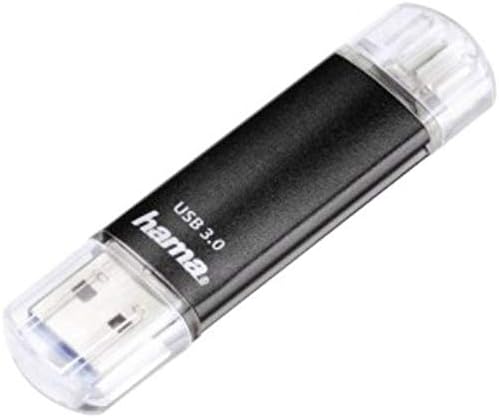 | Pendrive USB-A y Micro-USB Dual de 64 GB, Negro