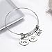 CJ&M Graduation Gift Jewelry Stainless Steel 2018 She Believed She Could So She Did Bangle Bracelet Inspirational Gift for Girl,Women....