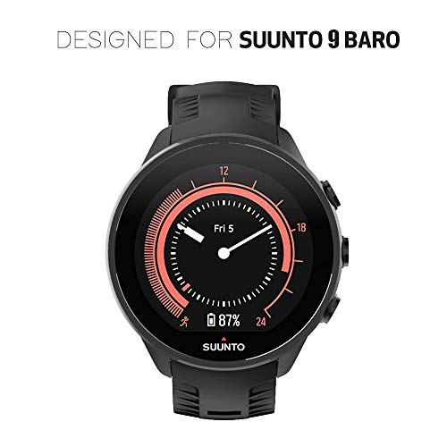 NotoCity Compatible Suunto 9 Band Soft Silicone Watch Strap for Suunto 9 GPS Baro Replacement Watch Band Sports for Men Women