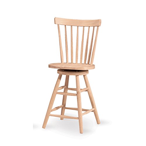 International Concepts 285 24 24 Inch Copenhagen Stool Unfinished