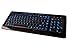 Black LED Lighted Keyboard W-9868BK USB