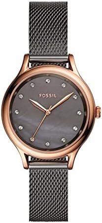 Fossil Womens Laney Stainless Steel Watch Bq3393, Gunmetal price