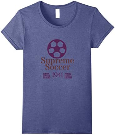 Womens Supreme Soccer 1941 Shirt XL Heather Blue