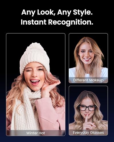 SwitchBot Lock Vision, 3D Face Recognition Smart Lock, Deadbolt Keyless Entry, DualPower 12-Month Battery, WiFi No Hub Required, Matter Over WiFi, Works with Apple Home, Alexa, Google, IP65