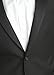 Giorgio Fiorelli Mens 2 Button Tuxedo Suit Modern Fit Black Black 44L