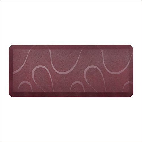 Chastep Premium Anti Fatigue Kitchen Mat 24"x60", No Curl&Smells, Ergonomically Engineered for Standing Desk or Workstations, Anti-Slip Comfort Floor Mats Non-Toxic and Waterproof, Cherry