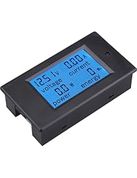 yeeco LCD multímetro visualización digital voltímetro amperímetro DC 6.5   100 V medidor de energía 20 A Voltaje Corriente Tester Monitor con derivación integrada