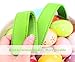 Easter Bunny Bag & Basket for Egg Hunts. Children's Tote Handbag Container with Dual Layer Bunny Ears Design, Excellent for Carrying Eggs, Candy, Gifts at Easter Party. (Easter Cylinder 5pc)