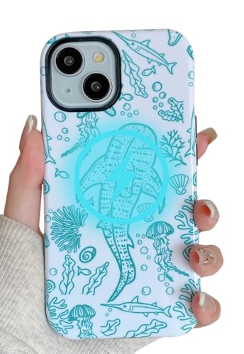 AROJAK for iPhone 15 Plus Case for Magsafe Summer Whale Cute Phone Case at Amazon