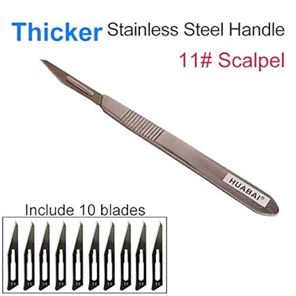 Buy Generic 22pcs Disposable Animal Surgical Scalpel Knife Stainless Steel Surgical Scalpel Knife Multi Function Knife Tools Steel 11 Online At Low Prices In India Amazon In
